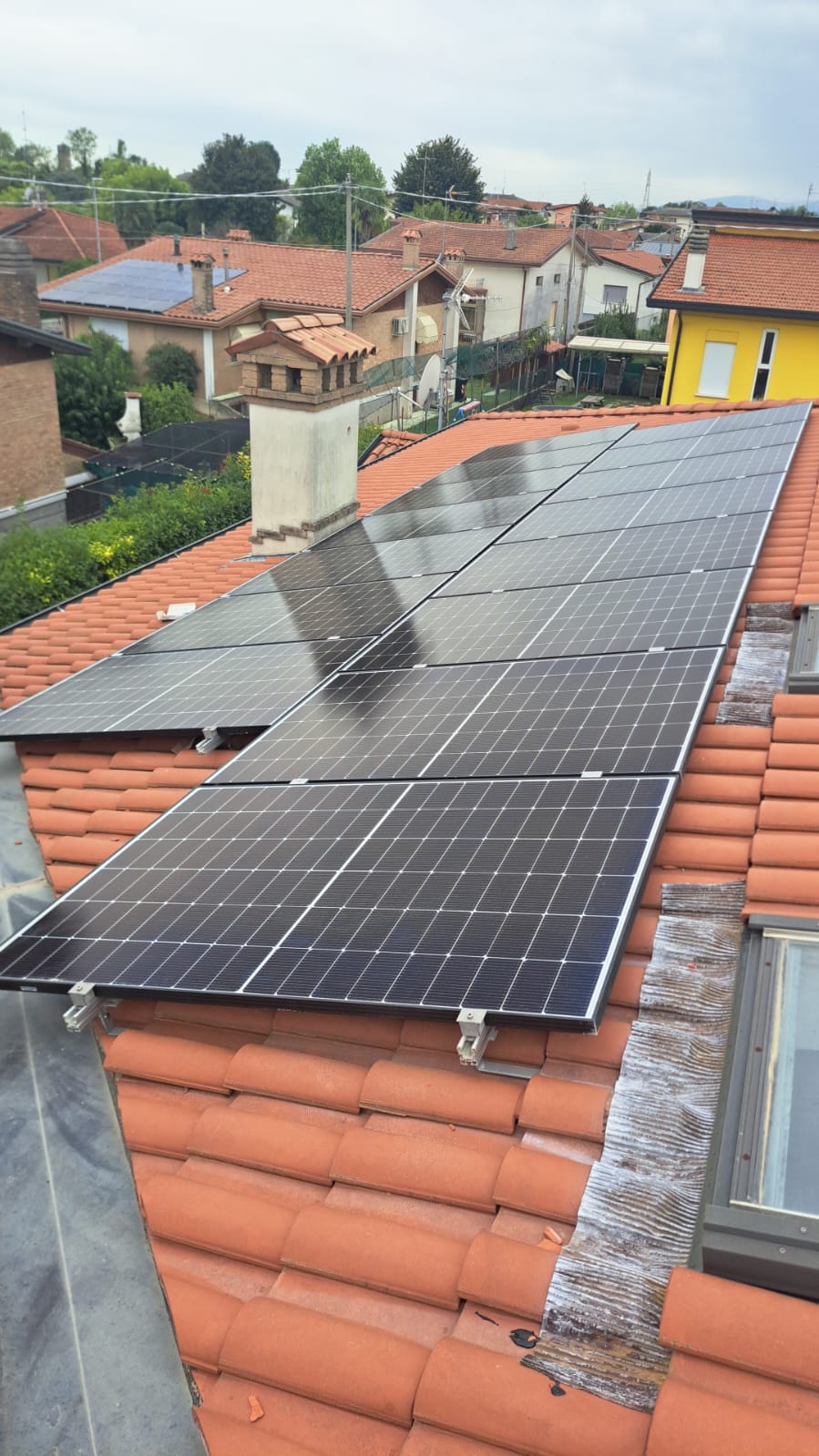 Pannelli fotovoltaici sul tetto